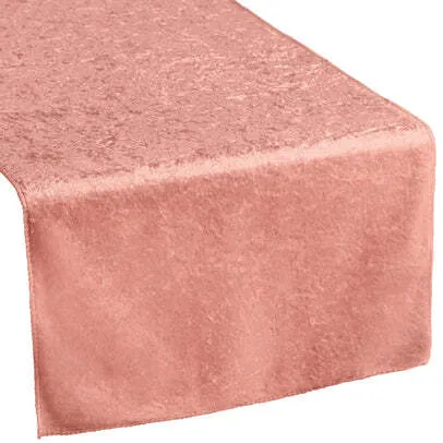 Velvet 120" Round Tablecloth- Cinnamon Rose