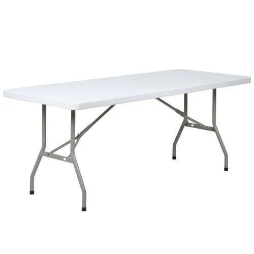6ft White Rectangle Table 