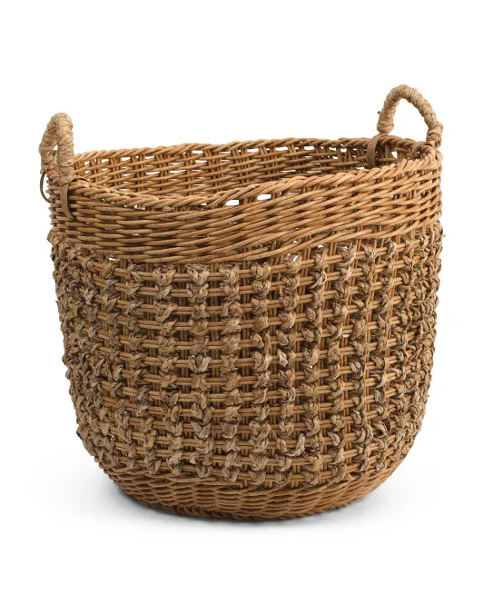 Woven Basket w/Handles