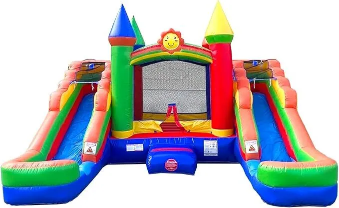 Inflatable with Dual Slides