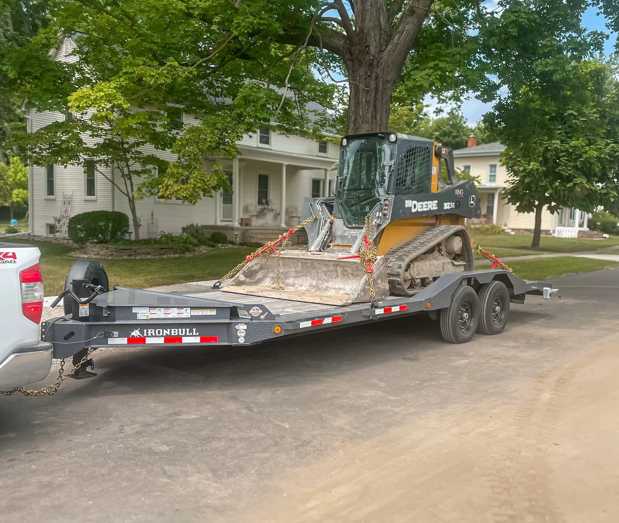 8.5'x22' Iron Bull 14k Equipment Trailer
