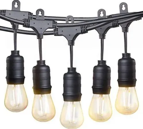 String Light - Edison Bulb - Soft White -  60 ft 
