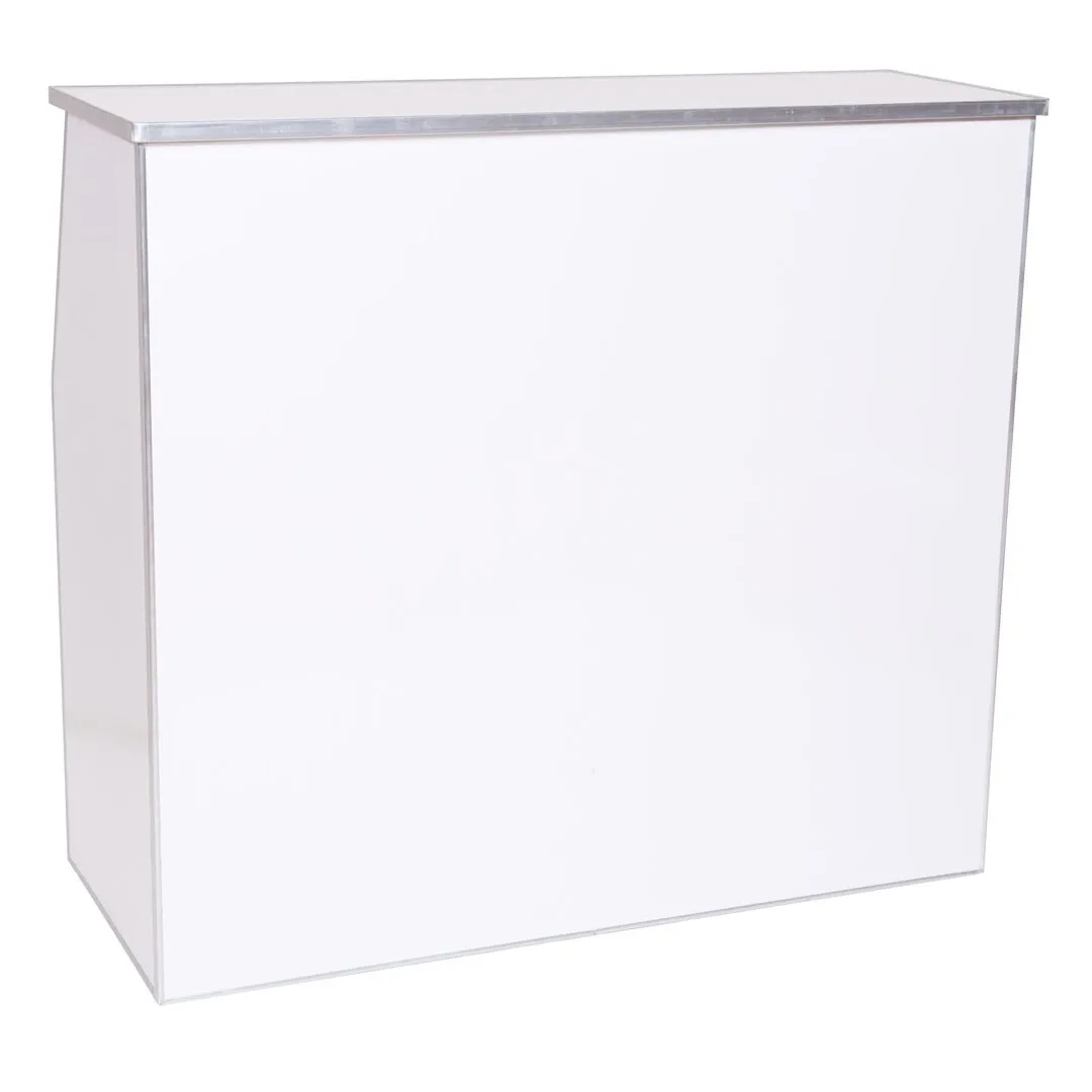 White Portable Bar