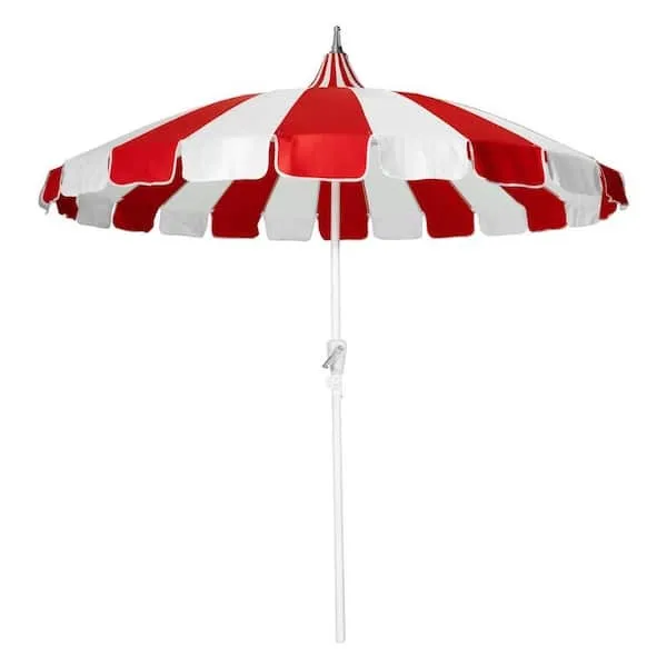 White and Red market  Umbrellas