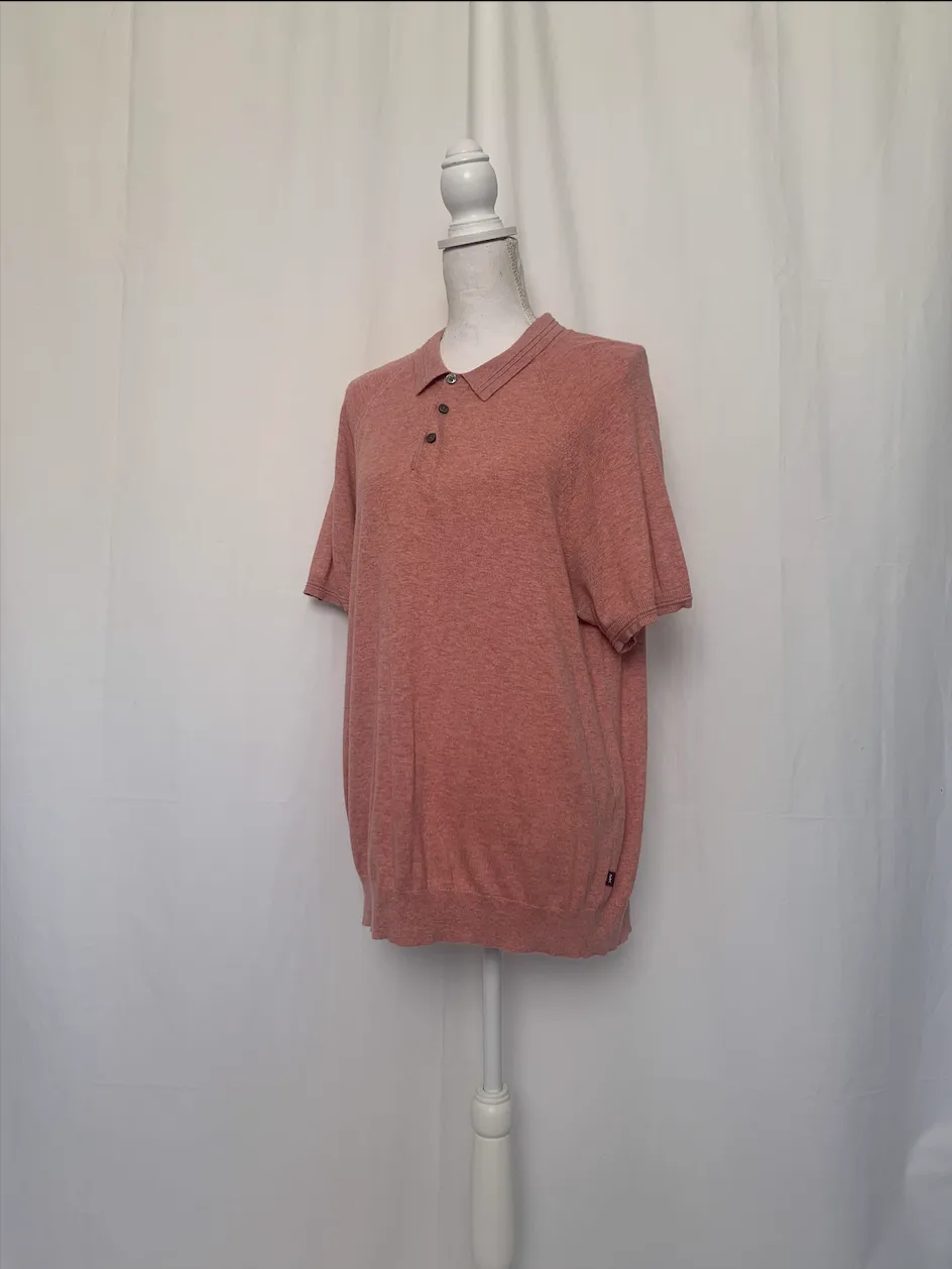Pink Polo Shirt - Michael Kors (Large)
