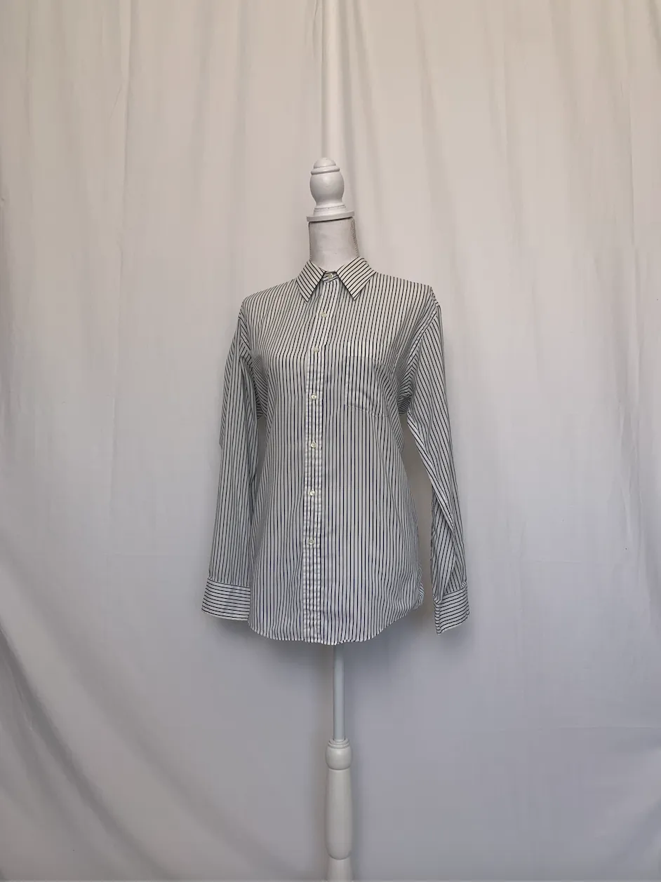 Blue and White Striped Shirt - Arrow Bradstreet ( )