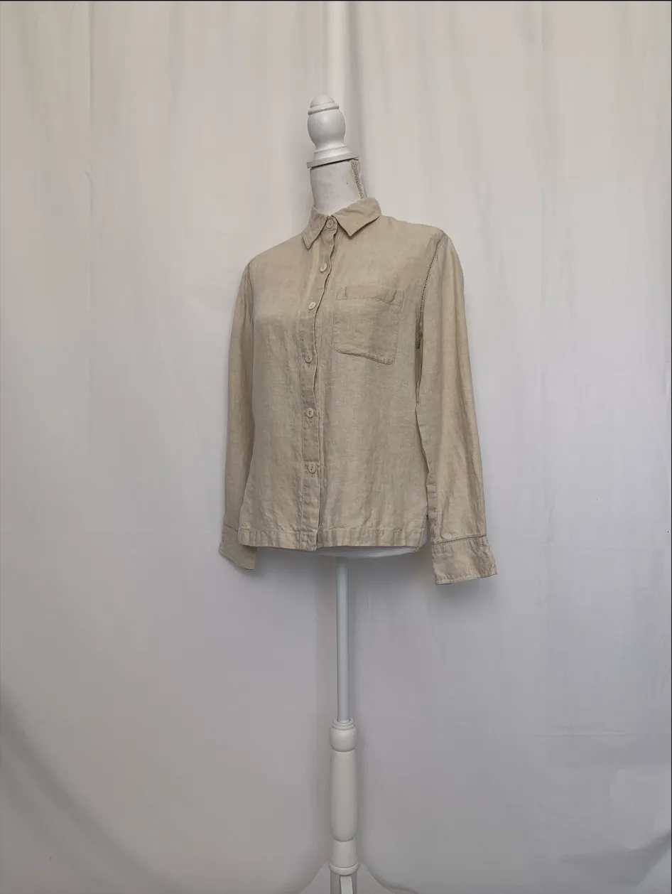 Beige Linen Shirt - Units (Small)