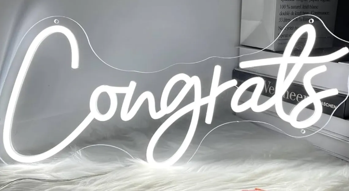 Congrats LED Sign