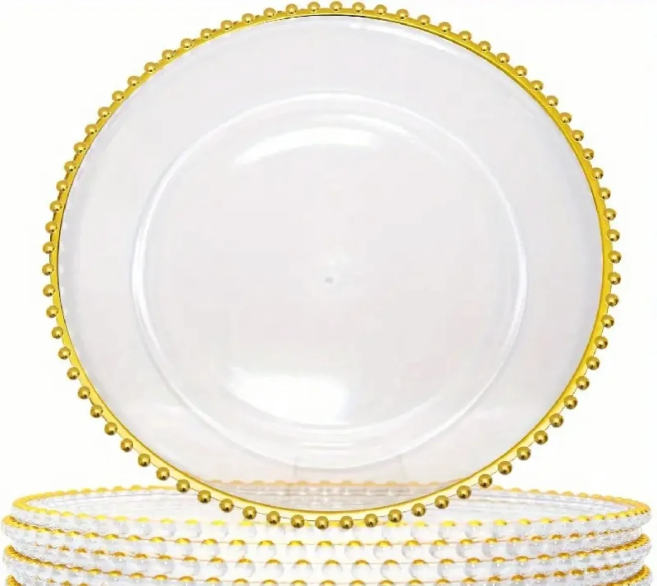 Plate Chargers (Clear)