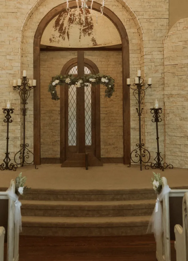 Dark Brown Wooden Cross 