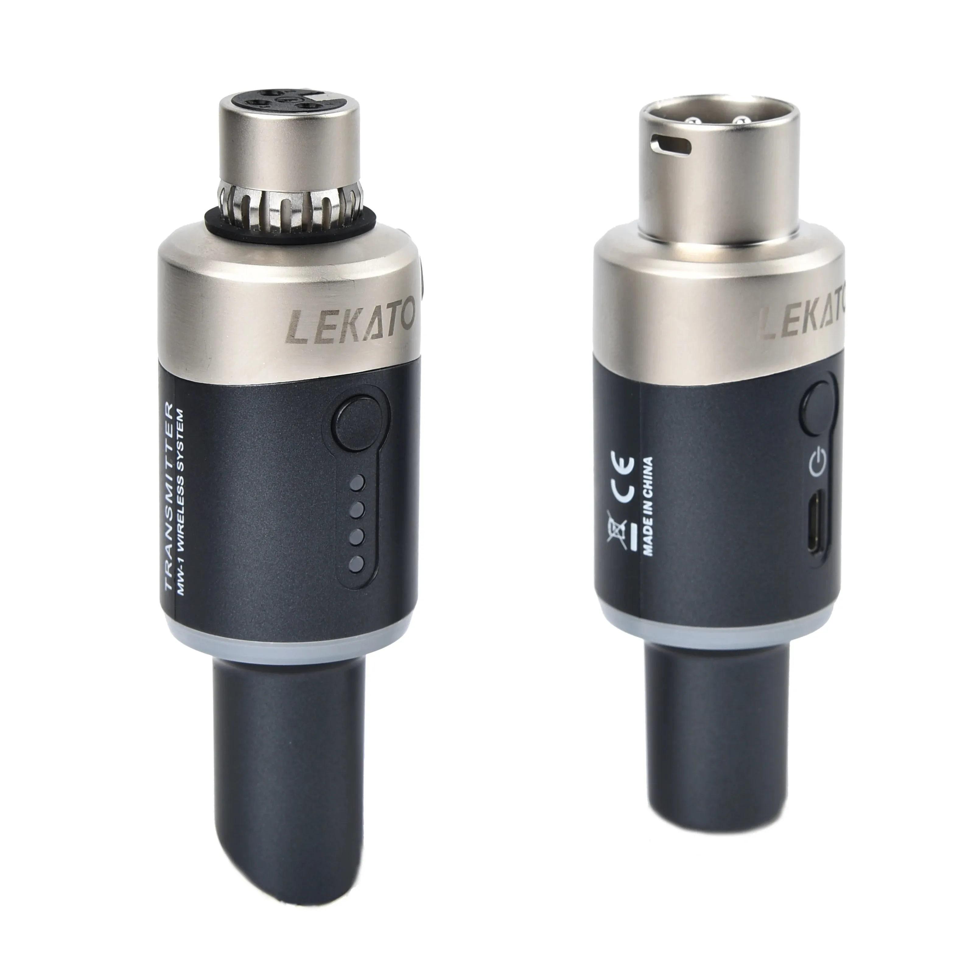 LEKATO 5.8GHz XLR Wireless Microphone Transmitter Receiver