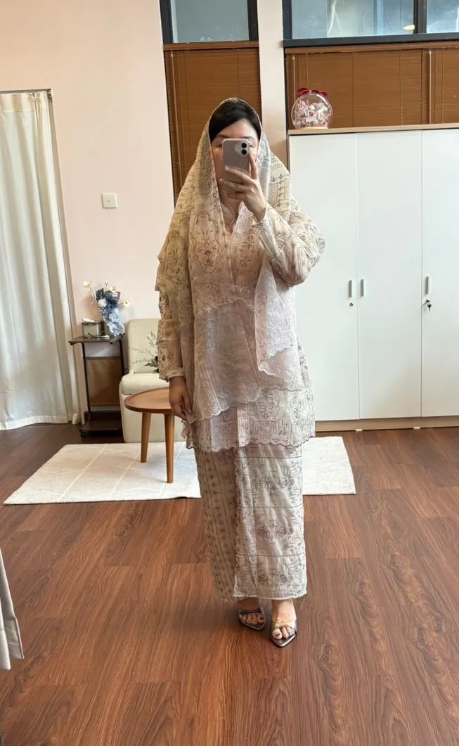 RD-0297 - Soft Bloom Kebaya Series in Nude