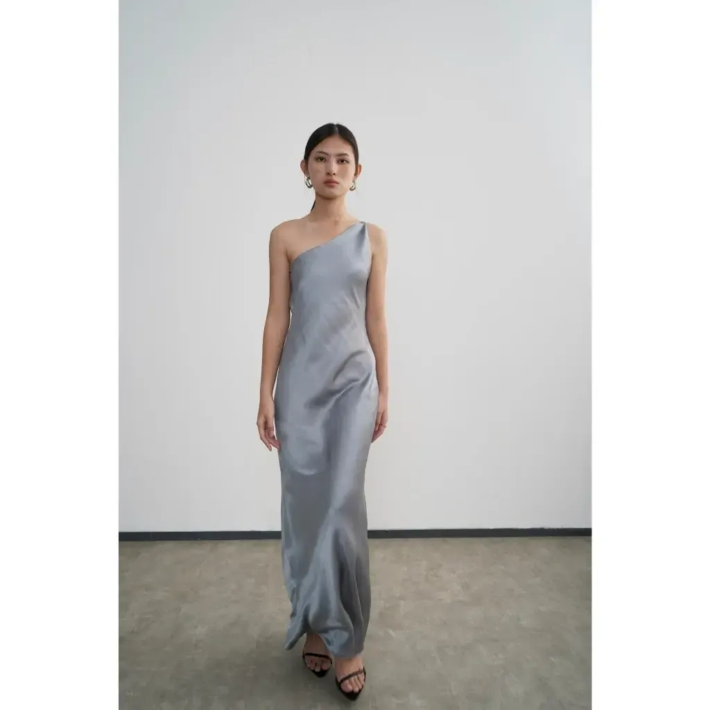 RD-0315 - Pafon - Celie Dress in Ash Grey