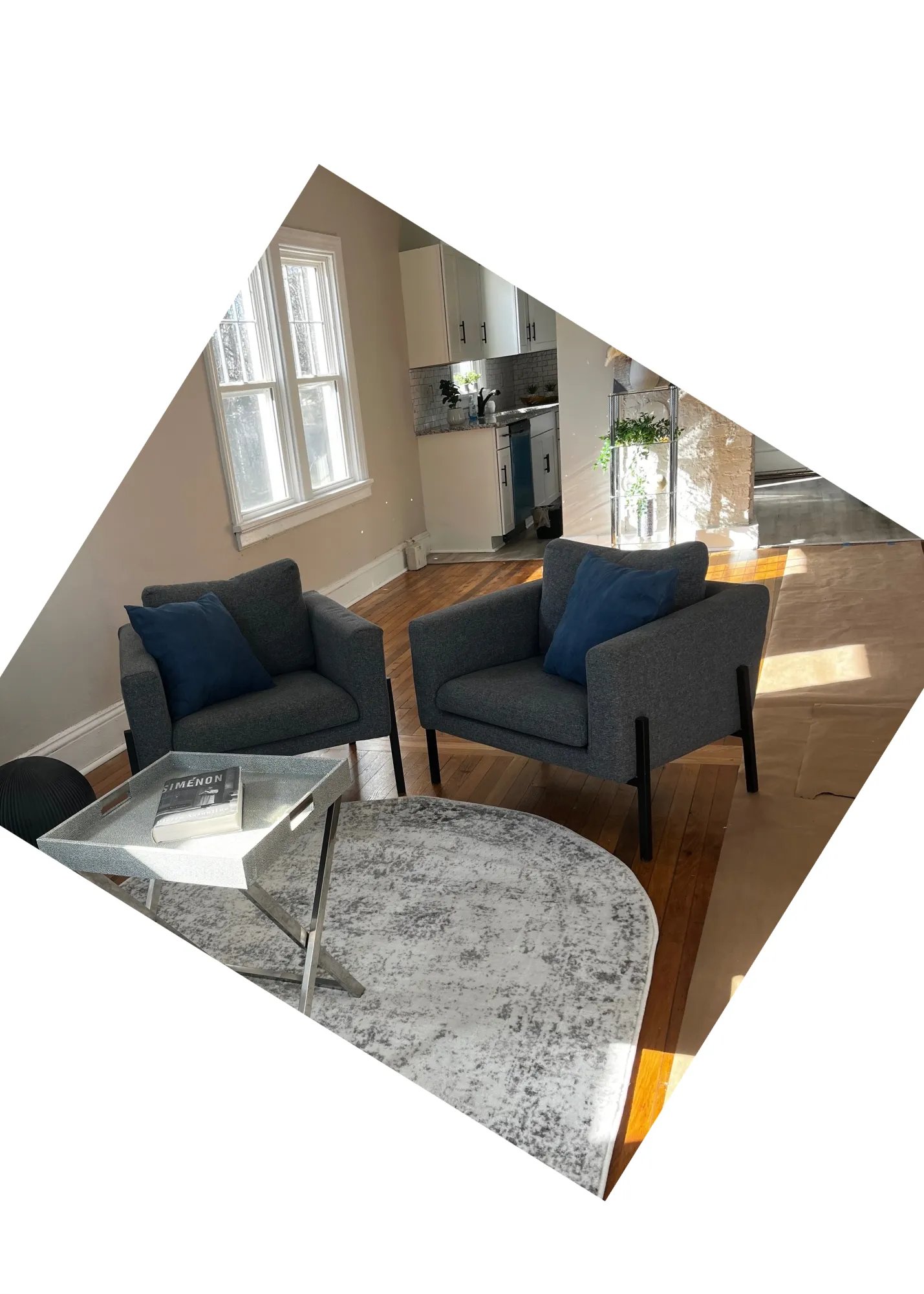 Gray Accent Chair