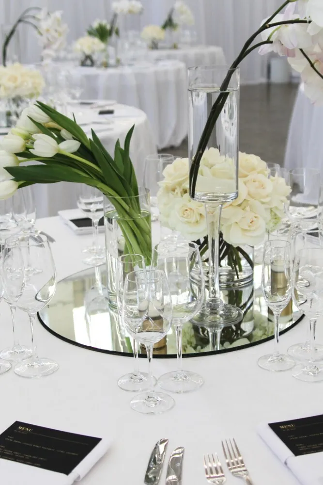 12inch Round Mirror Centerpiece