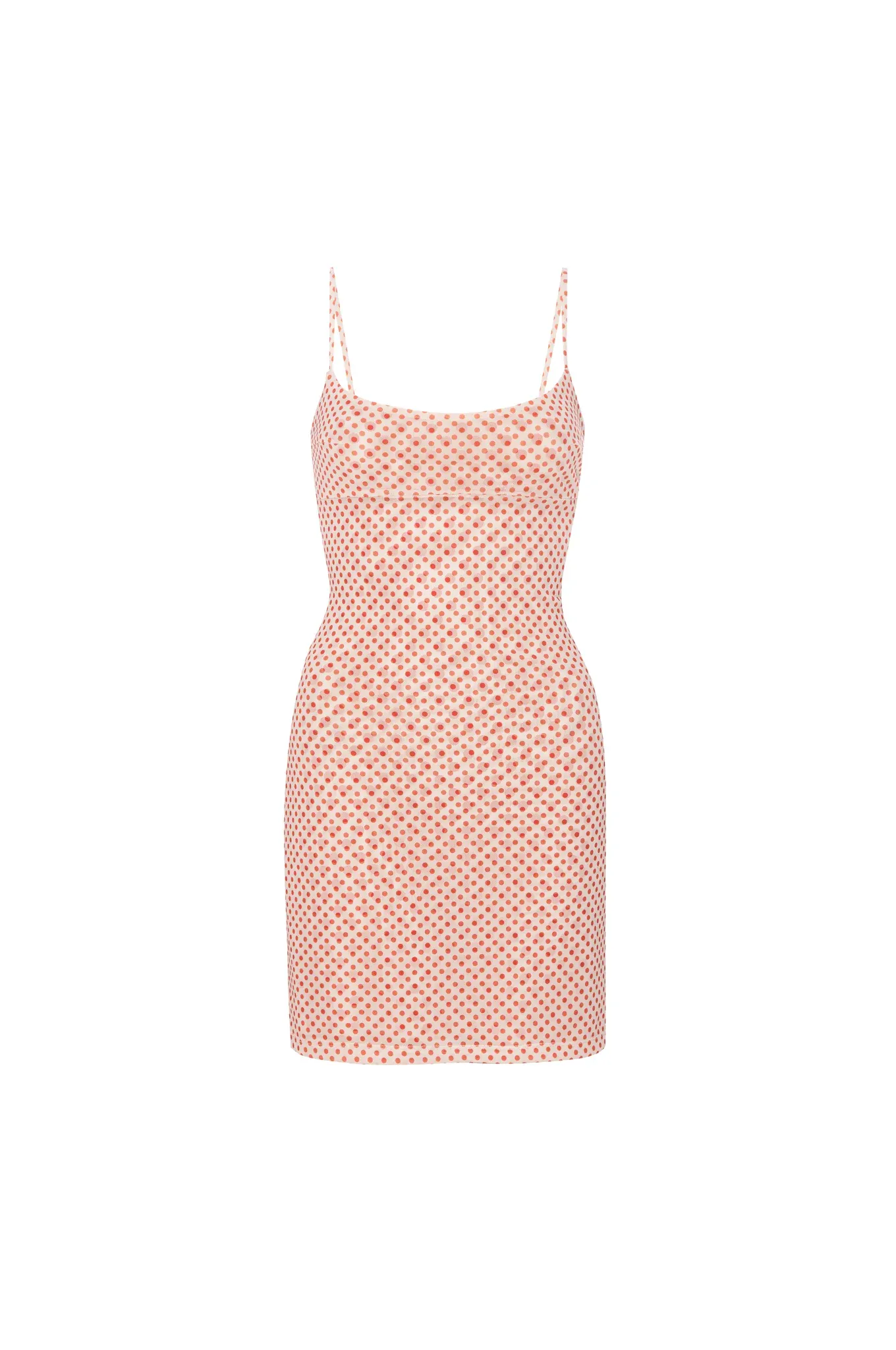 Anya Dress White Polka Dot