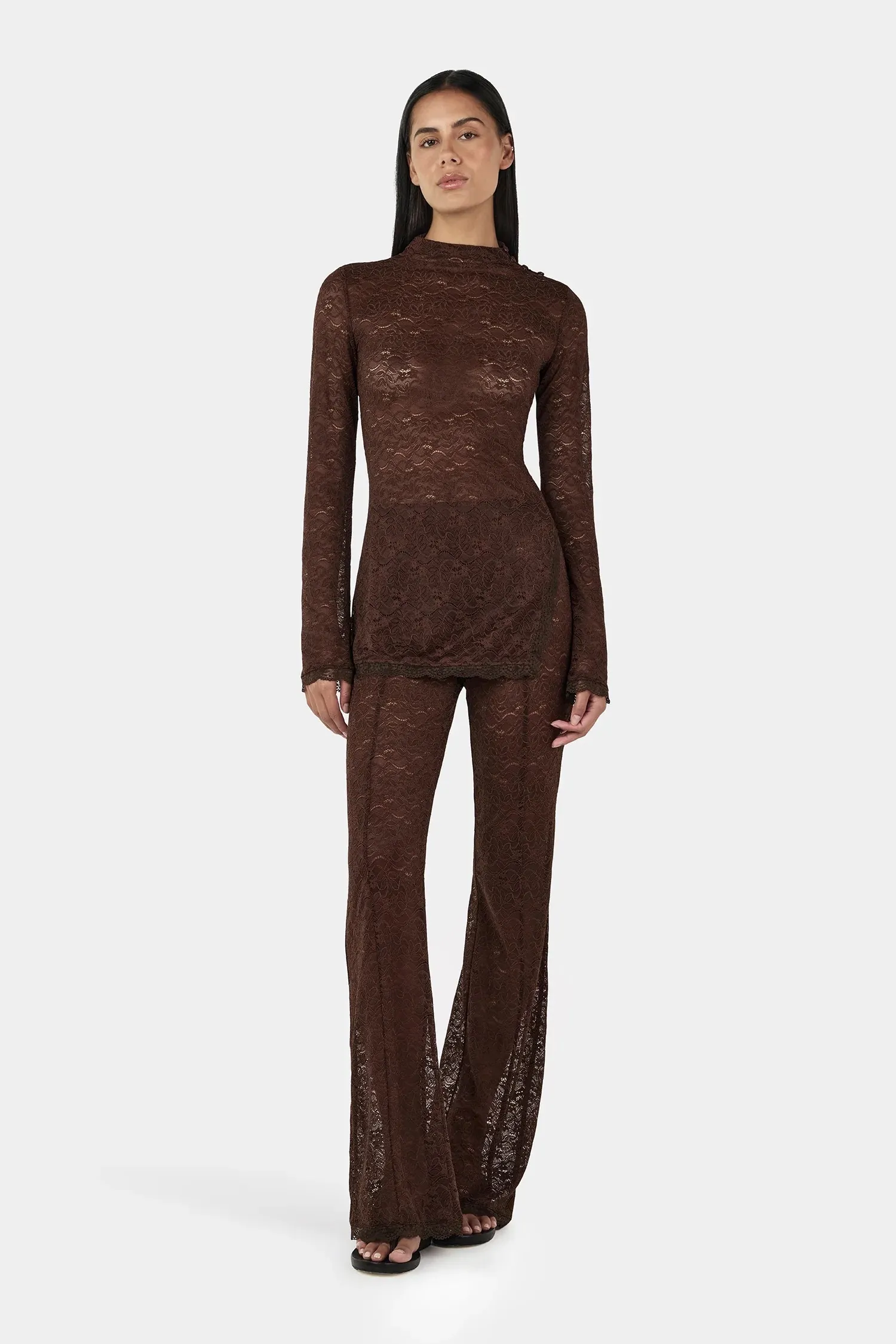 Clive Top & Pant Set Chocolate