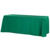 Emerald Green 132" x 90" Rectangle Poly (6')