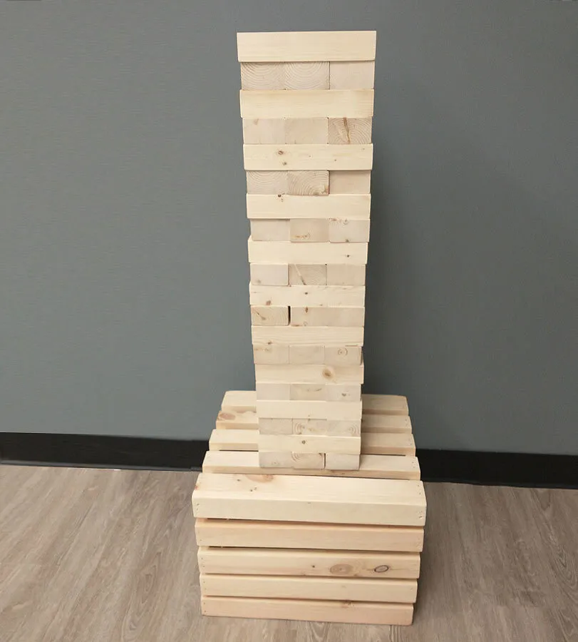 Giant Jenga Tower