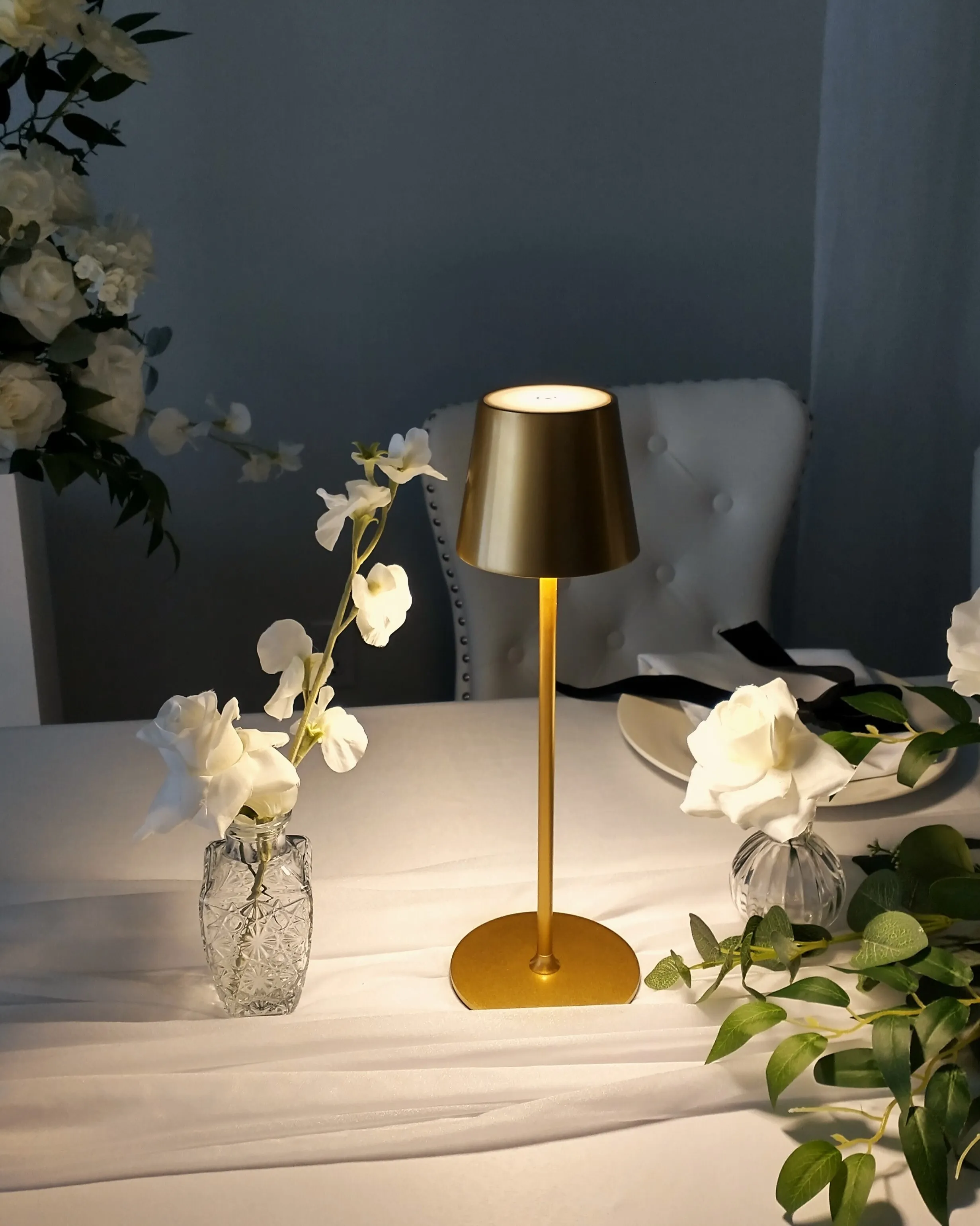 Gold LED Table Lamp
