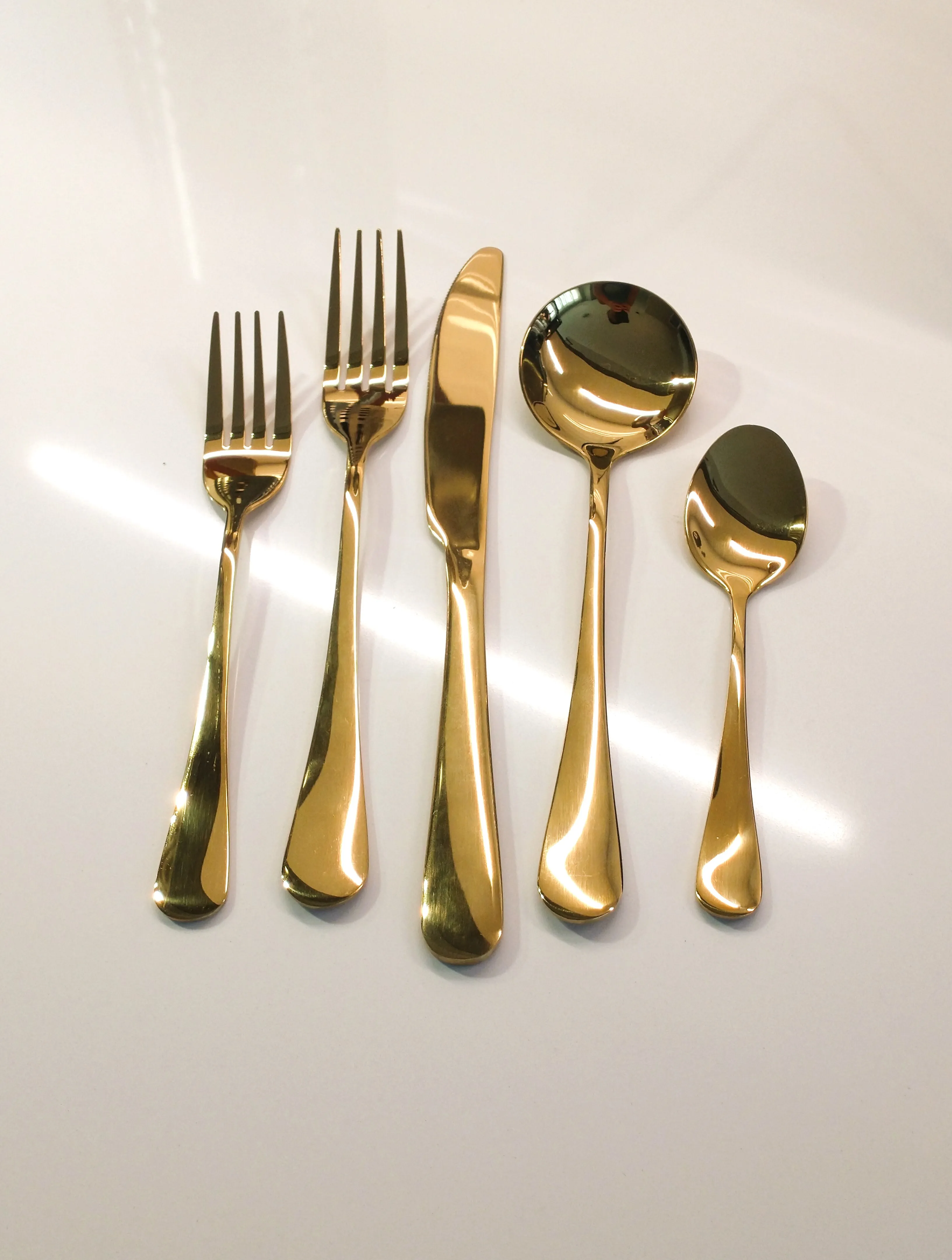 Gold Flatware