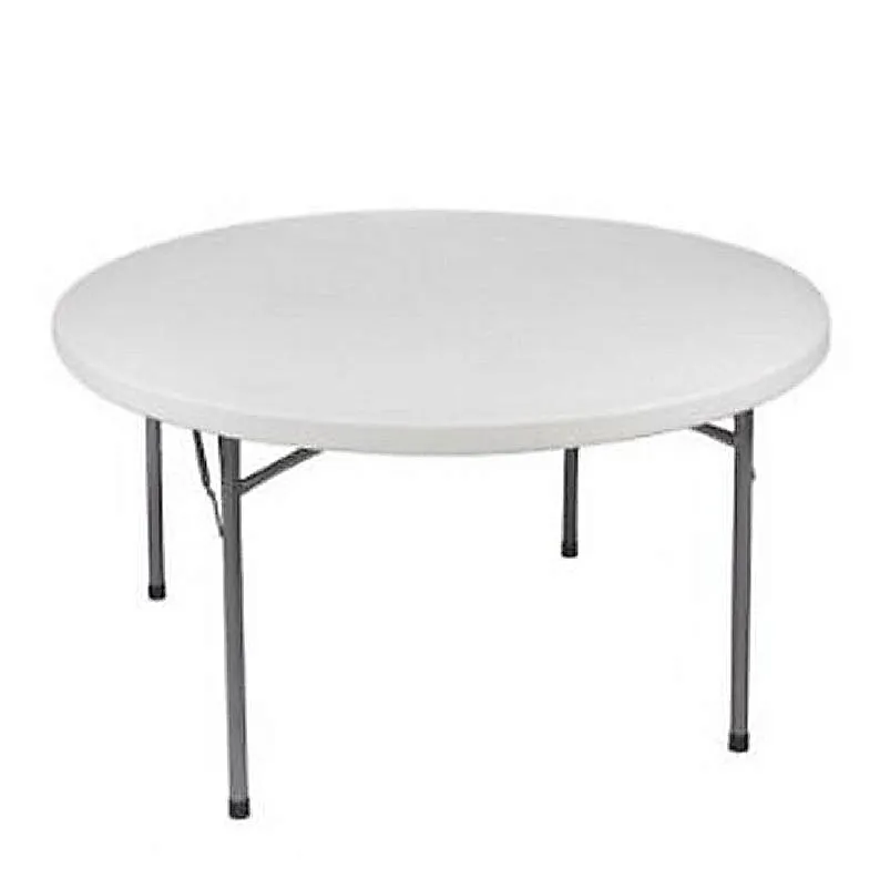 60" Round Plastic Folding Table