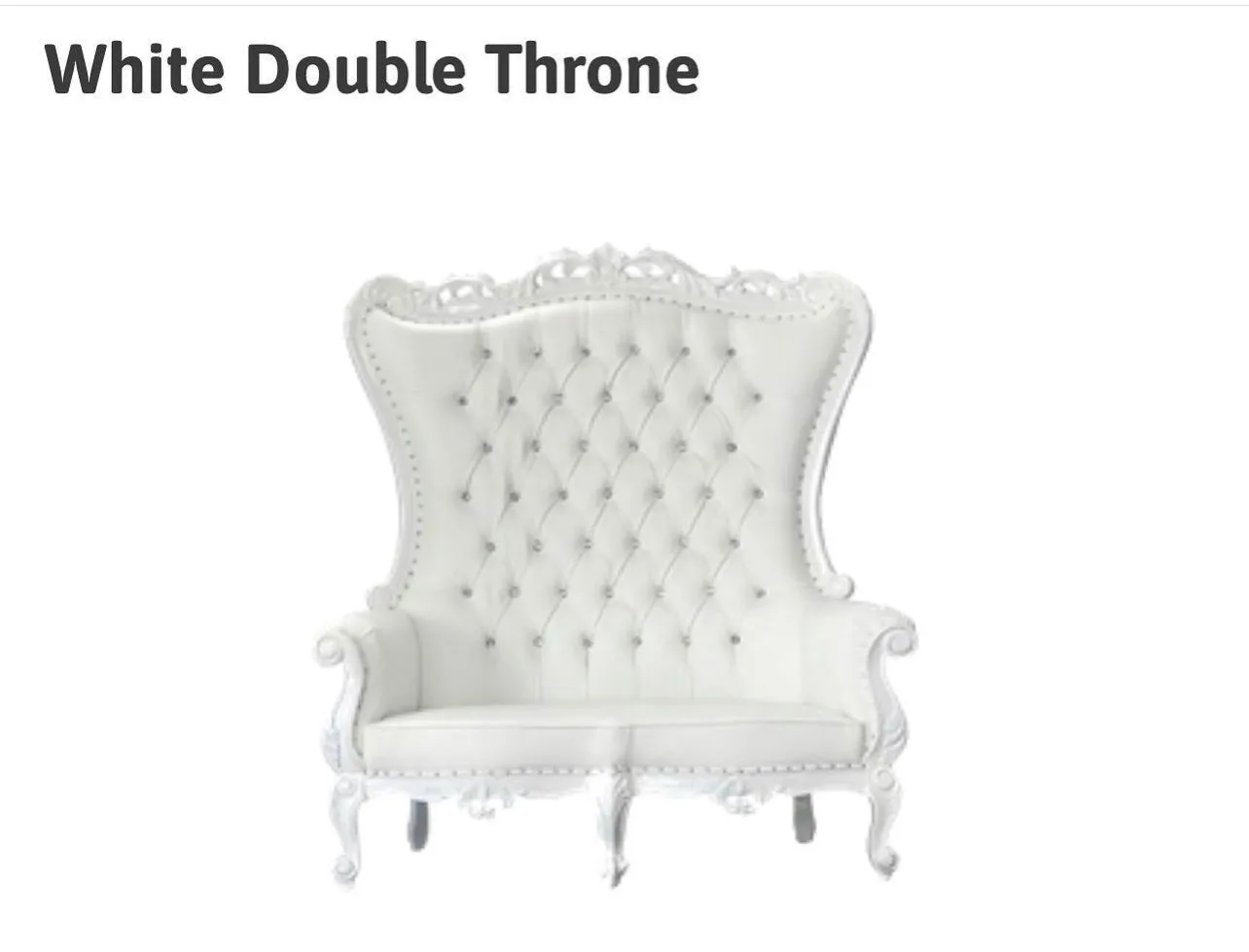 DOUBLE WHITE THRONE