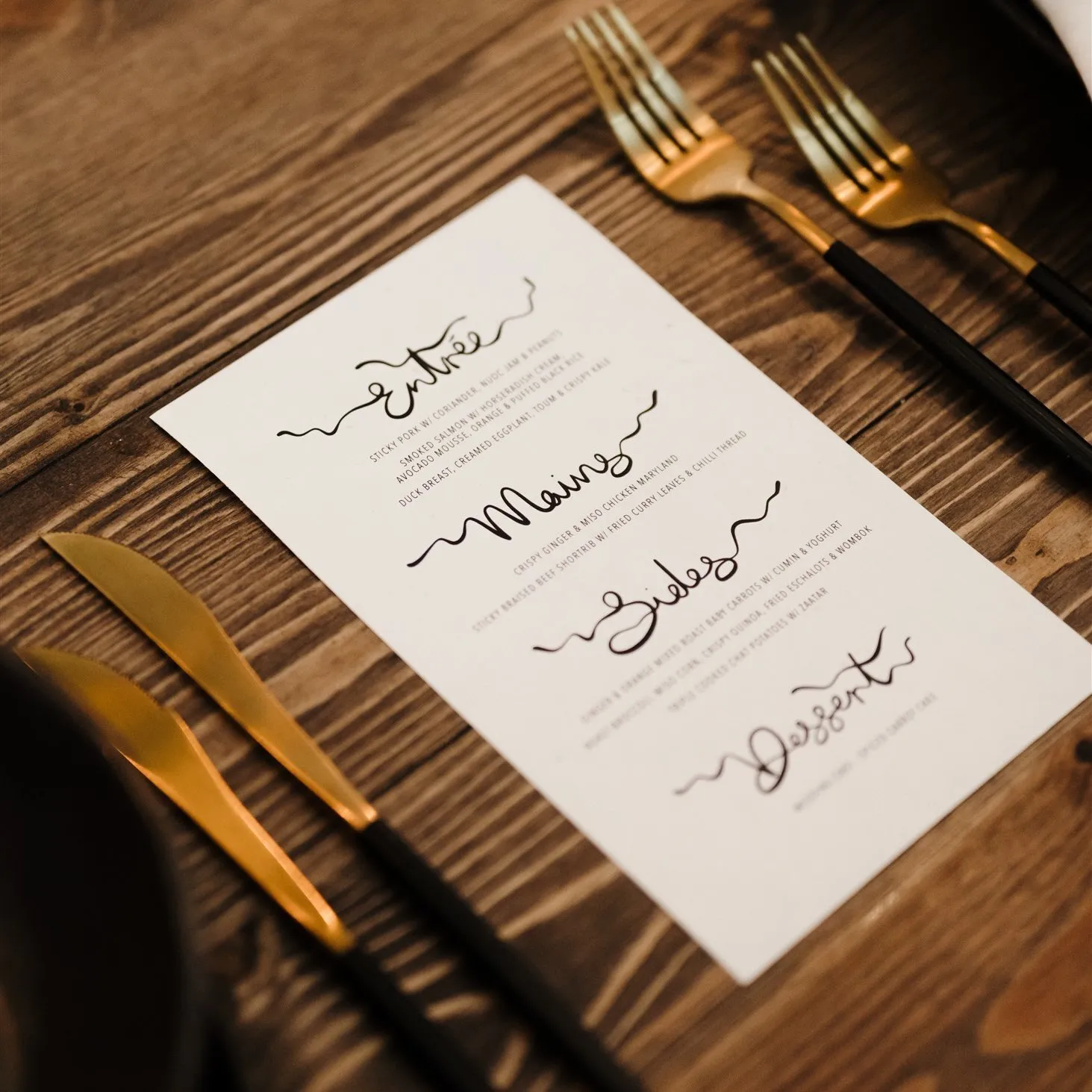 Menu - Flat