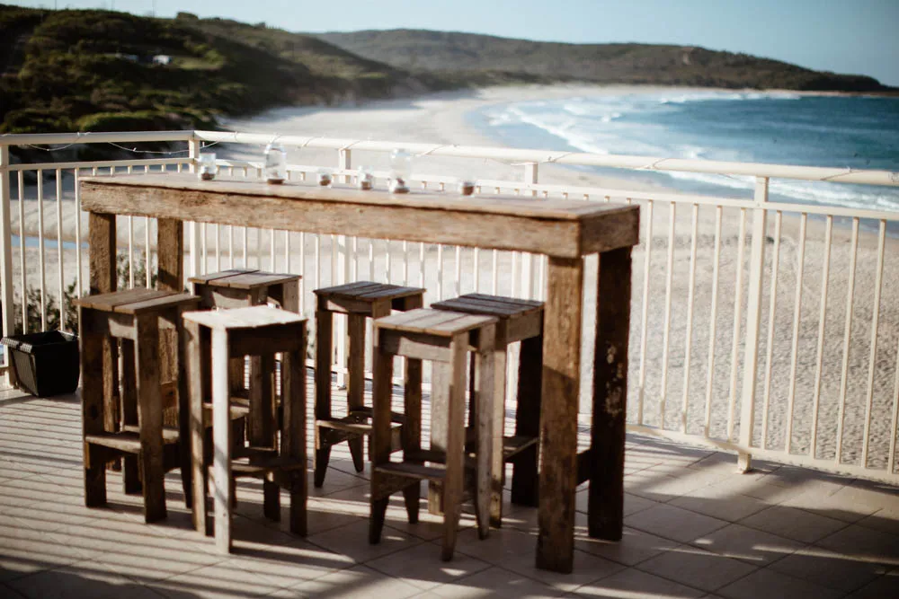 Long Rustic Bar Table
