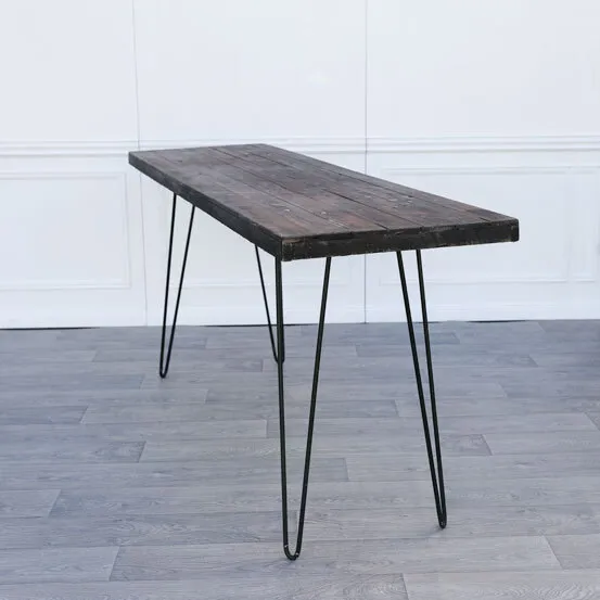 Long Bar Table - Shou sugi ban