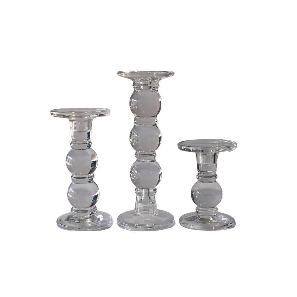 Glass Candleholder