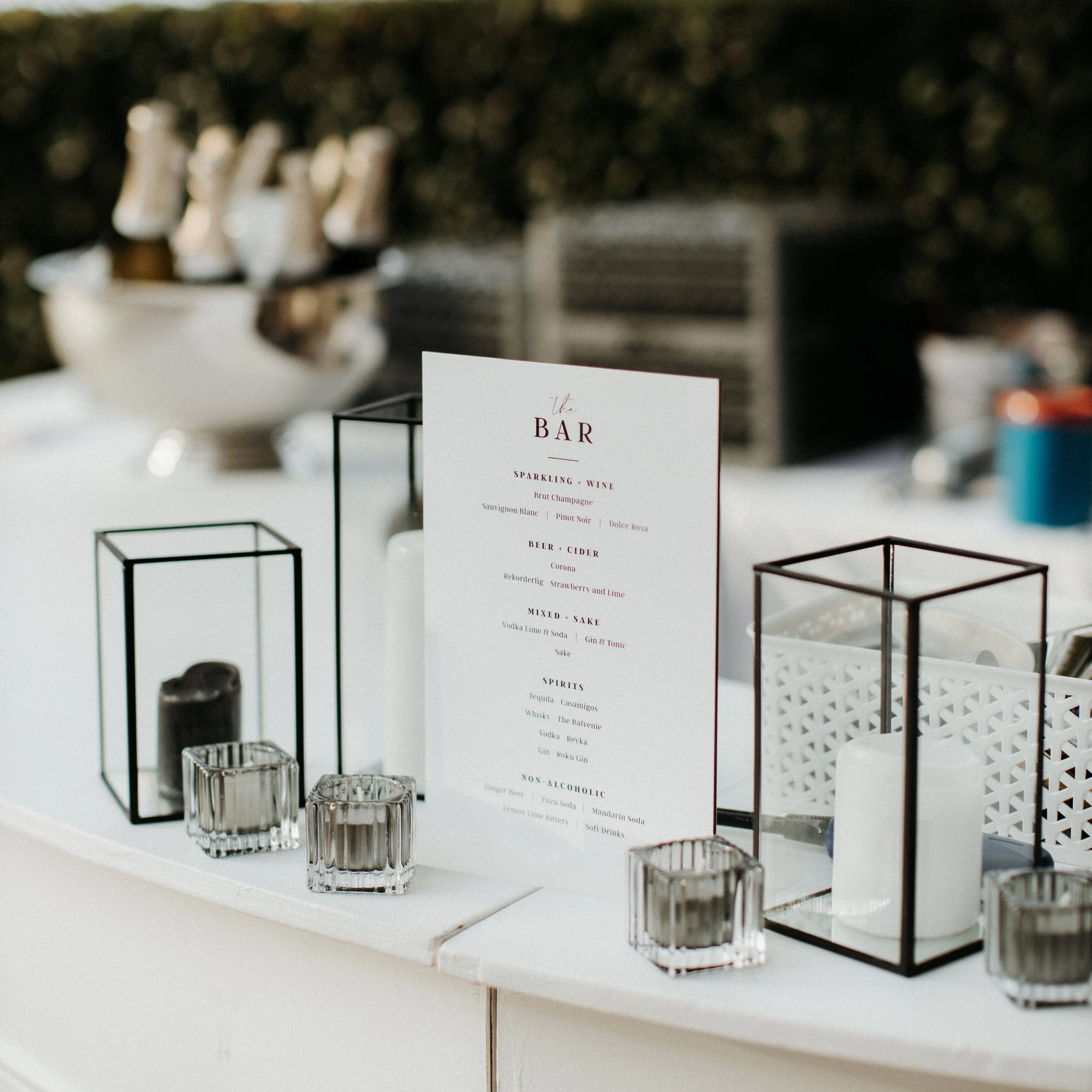 Menu with Base - A4