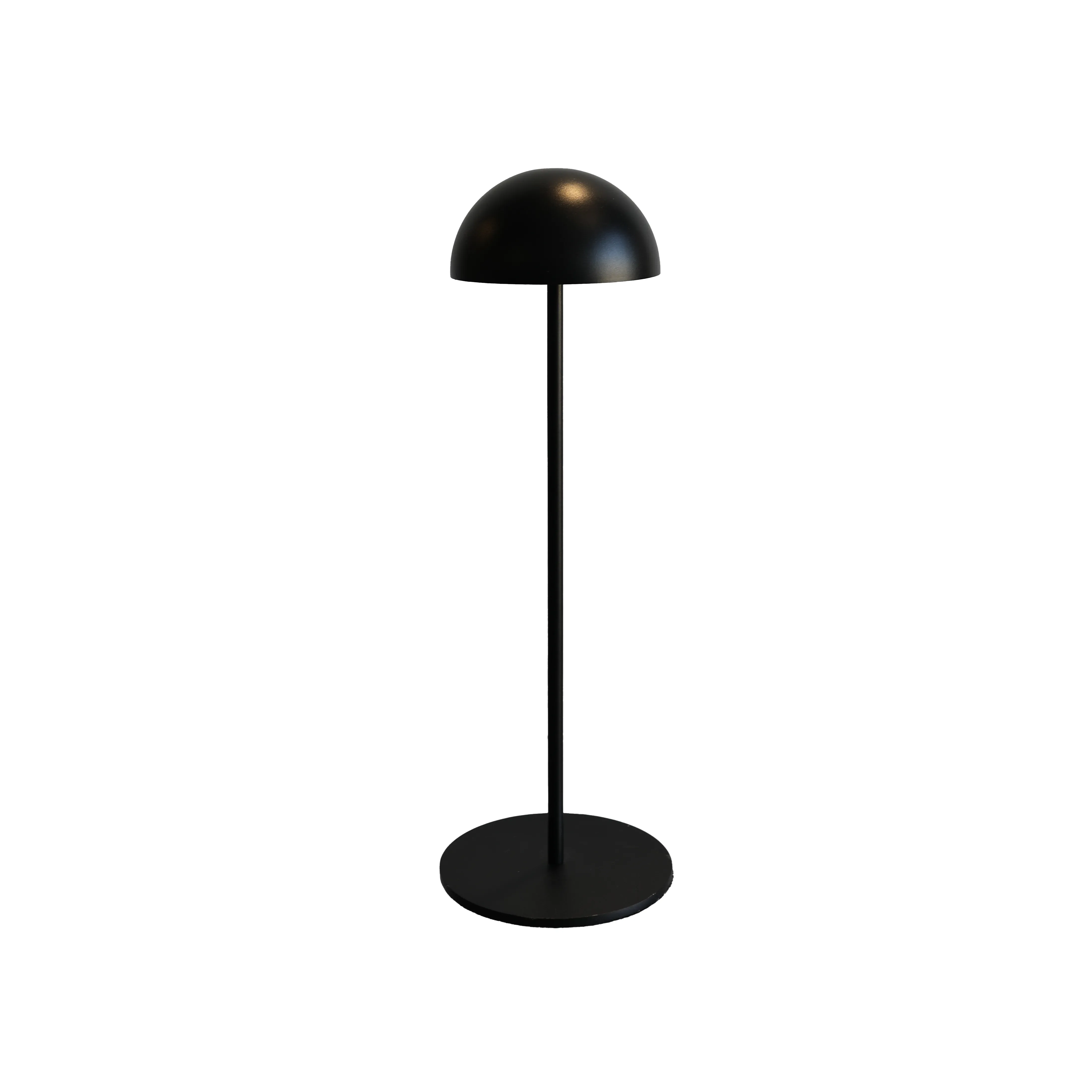 Slim Mushroom Table Lamp - Black