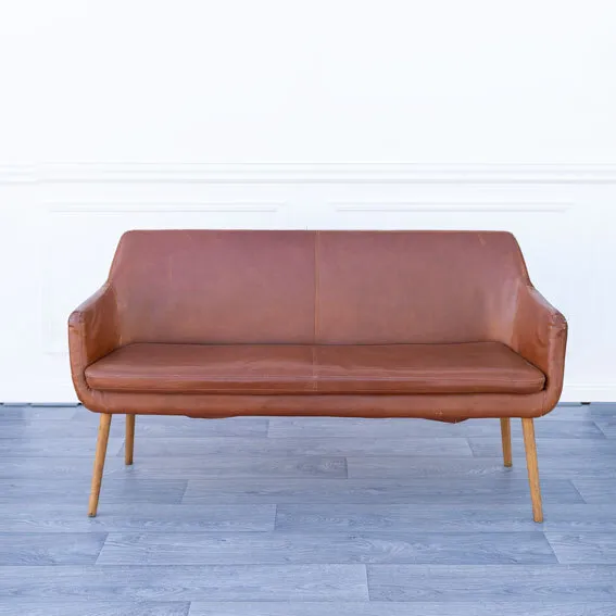 Two Seater Lounge - Brown