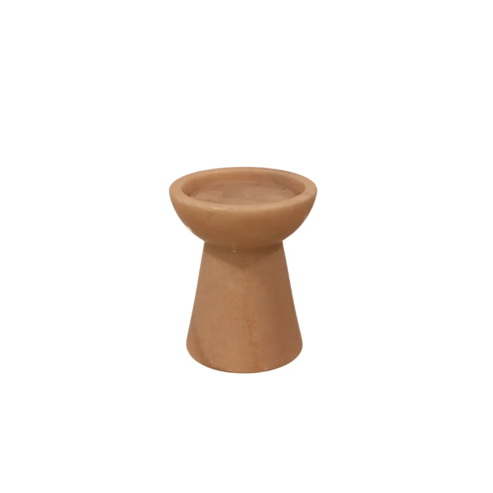Pink Marble Candleholder