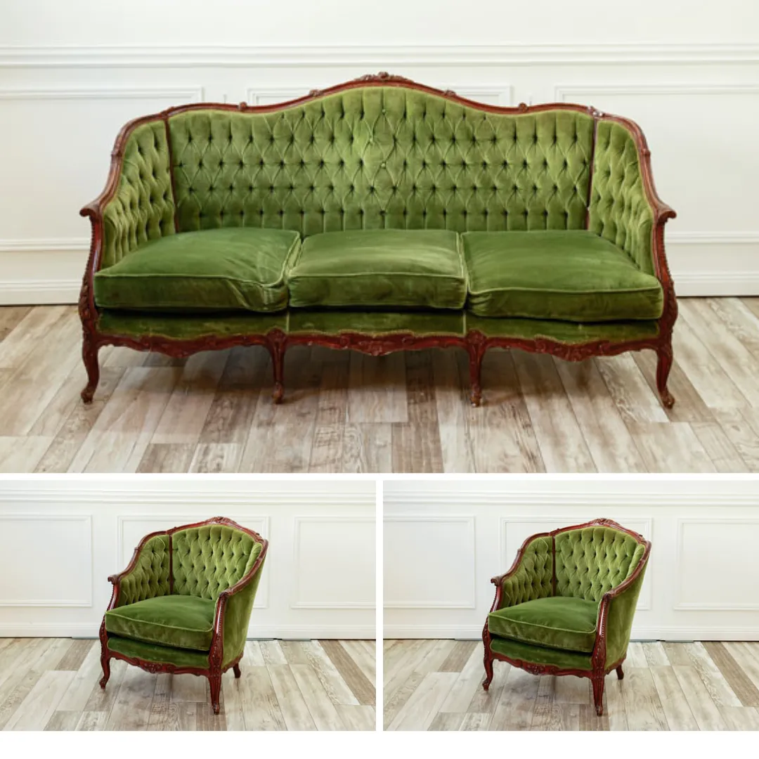 Package - 3 Piece Velour - Green