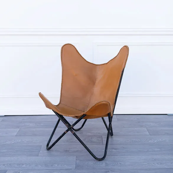 Leather Butterfly Chair