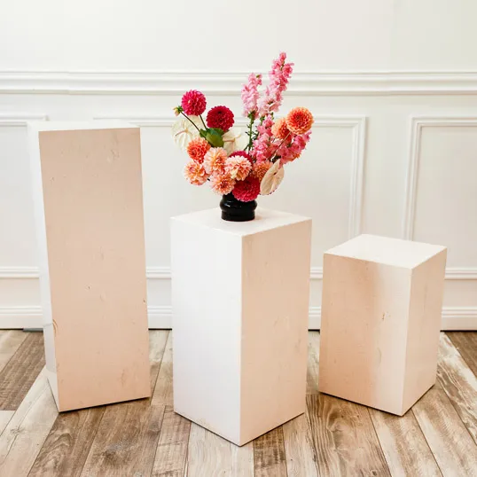 Fossil Stone Plinth