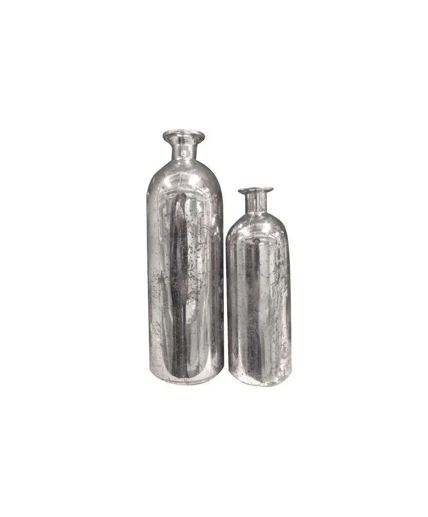Mercury Glass Bottle - Large
