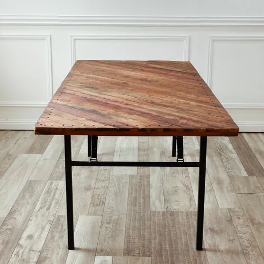 Dining Hardwood Diagonal Table