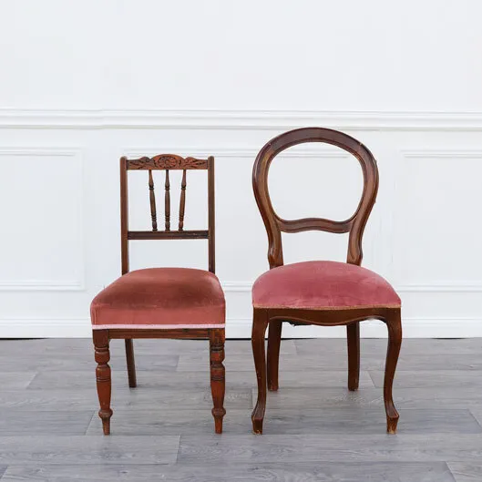 Velour Chair - Pink