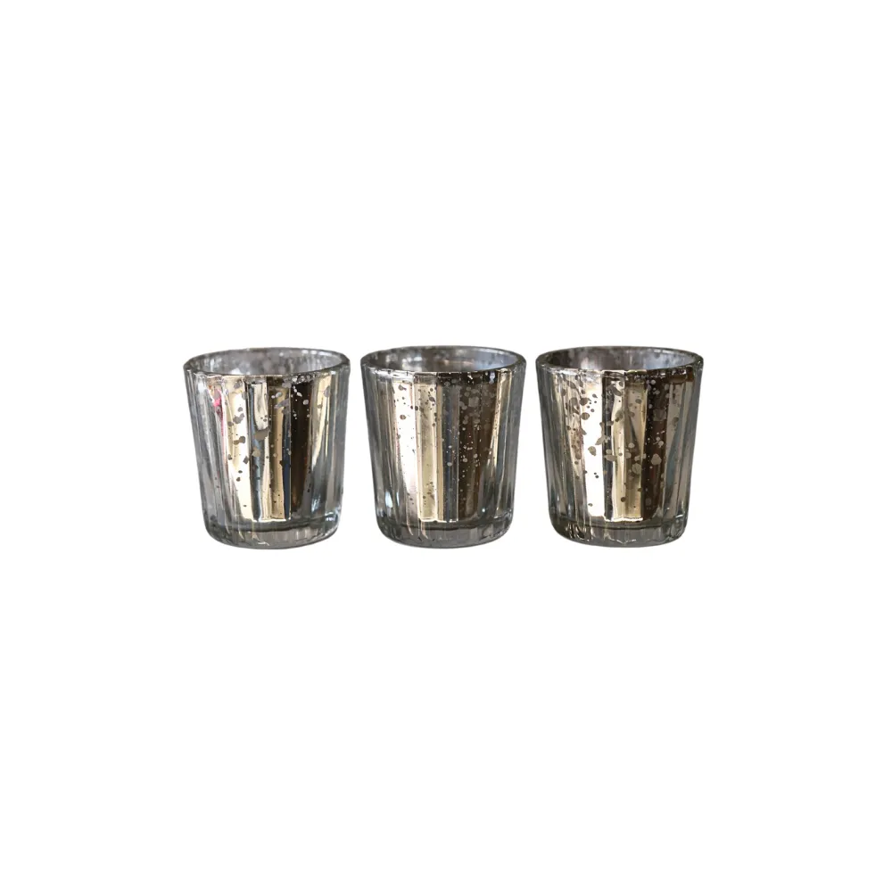 Silver Mercury Tealight Holder