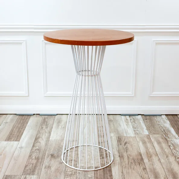 Wire Bar Table - White