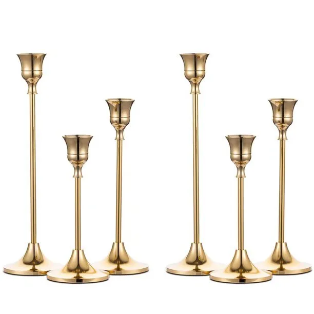 Brass Candlestick Holders A Moment In Time Event Rental