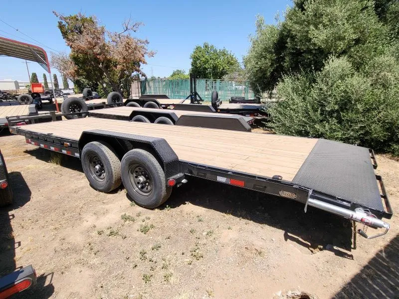 7' X 24' Flatbed Equipment Trailer