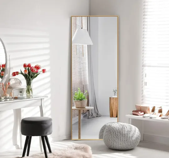 Foot Mirror Beveled, H120