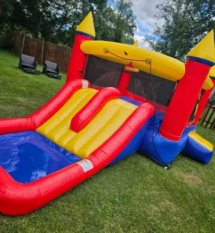 Toddler Bounce House Waterslide Combo