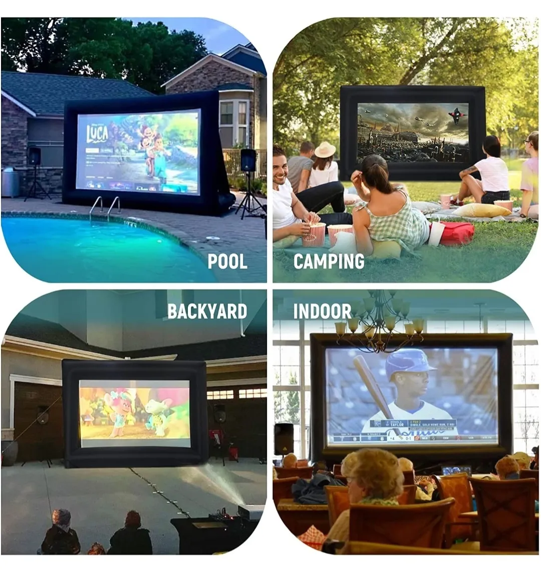 20 ft Inflatable Screen, Projector, and Speaker