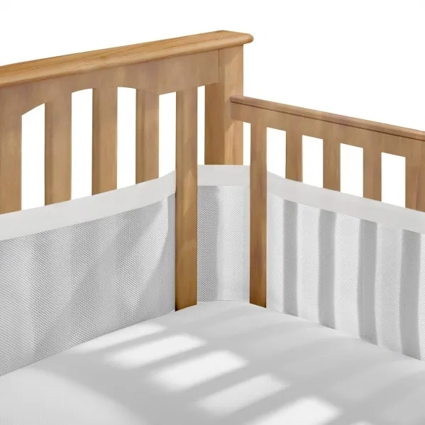 Breathable Mesh Liner for Full-Size Cribs