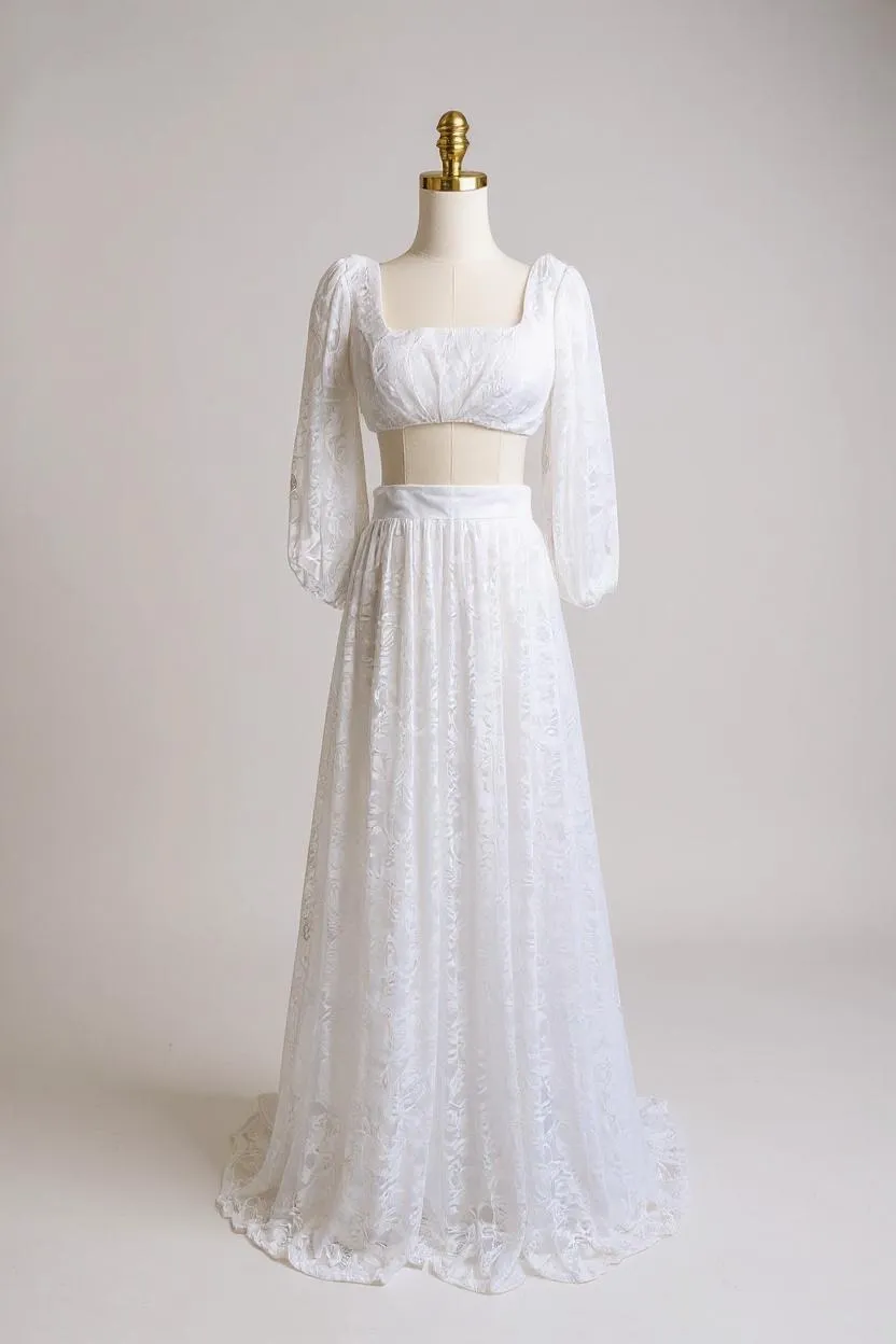 2 piece lace dress